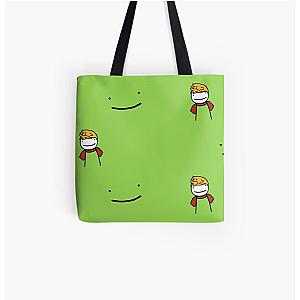 TommyInnit Bags - TommyOutit Green All Over Print Tote Bag RB2805