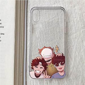 TommyInnit Cases – TommyInnit Dream SMP Team Three Characters Clear Soft Case