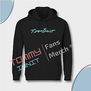 TommyInnit Hoodies - Logo Signature Casual Printed Pullover Hoodie