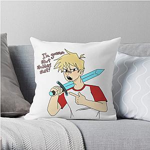 TommyInnit Pillows - I'm Gonna Start Stabbin Throw Pillow