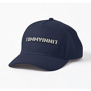 TommyInnit Cap - TommyInnit Minecraft Fonts Navy Cap