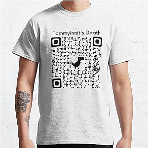 TommyInnit T-Shirts - TommyInnit death stream qr code Classic T-Shirt RB2805