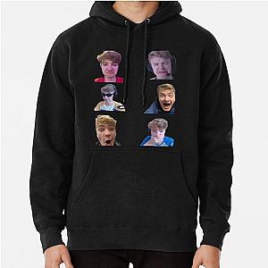 TommyInnit Hoodies - Tommyinnit Faces Dream Team Pullover Hoodie RB2805