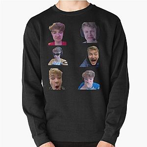 TommyInnit Sweatshirts - Tommyinnit Faces Dream Team Pullover Sweatshirt RB2805