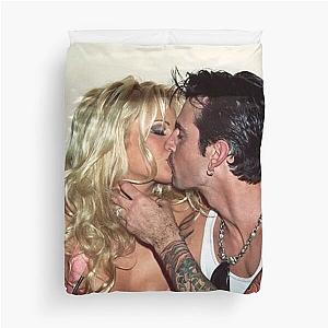 Pamela Anderson and Tommy Lee Kissing Duvet Cover