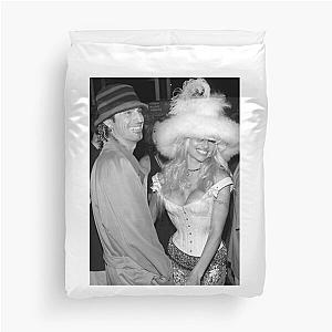 Pamela Anderson and Tommy Lee at VMAs Duvet Cover