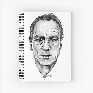 Tommy Lee Jones in #2 Pencil Drawing Spiral Notebook