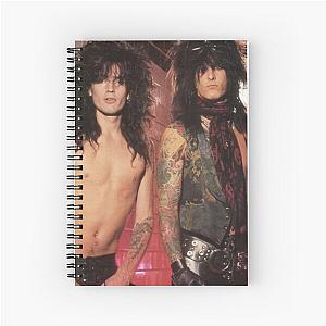Nikki Sixx and Tommy Lee Spiral Notebook