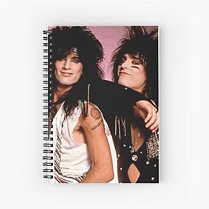 Tommy Lee Nikki Sixx Poster Spiral Notebook