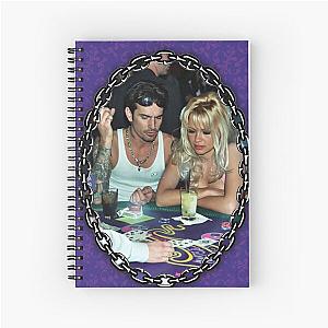 Pamela Anderson Tommy Lee Spiral Notebook