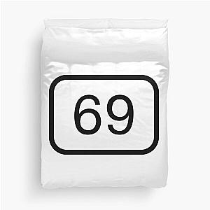 69 - Pam and Tommy - Tommy Lee - Number 69 - Sixty Nine Duvet Cover