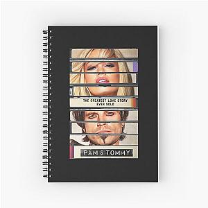 Pam and Tommy, Pamela Anderson, Tommy Lee   Spiral Notebook