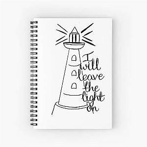 Leave the Light on Tom Walker Spiral Notebook