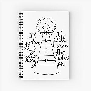 Leave the Light on Tom Walker Spiral Notebook