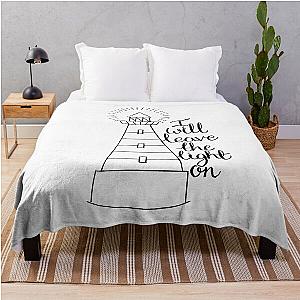 Leave the Light on Tom Walker Throw Blanket