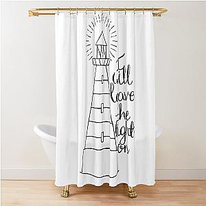 Leave the Light on Tom Walker Shower Curtain