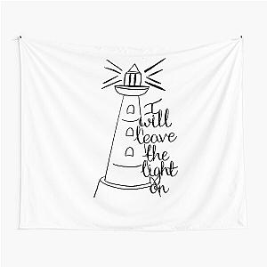 Leave the Light on Tom Walker Tapestry