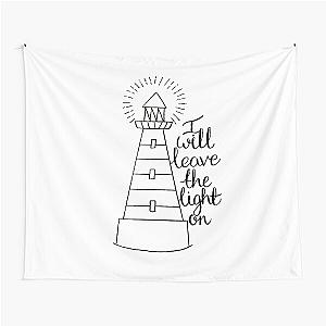 Leave the Light on Tom Walker Tapestry