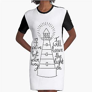 Leave the Light on Tom Walker Graphic T-Shirt Dress