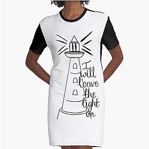 Leave the Light on Tom Walker Graphic T-Shirt Dress