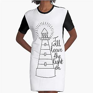 Leave the Light on Tom Walker Graphic T-Shirt Dress