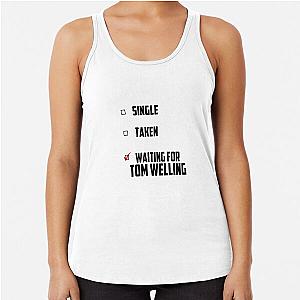 Waiting For Tom Welling Racerback Tank Top