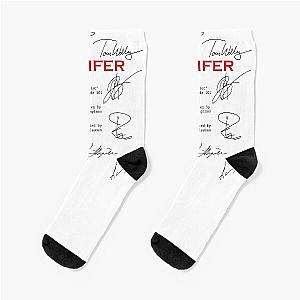 Lucifer Script Socks