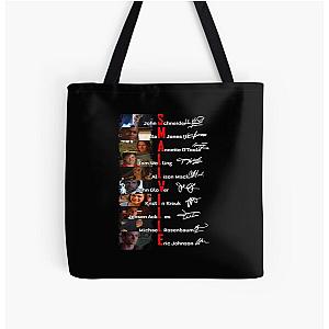 Smallville Cast Signed Gift Fan Tom Welling Kristin Kreuk Allison Mack Gift Tee For All Over Print Tote Bag