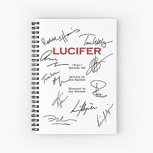 Lucifer Script Spiral Notebook