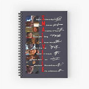 Smallville Cast Signed Fan Tom Welling Kristin Kreuk Allison Mack For Trending Spiral Notebook