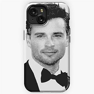 Tom Welling Black & White Portrait (Linocut)  iPhone Tough Case