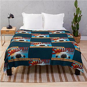 Smallville TShirtThe Meteor Capital of the World   Throw Blanket