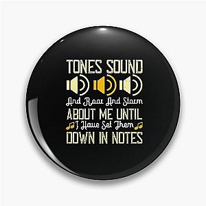 Typography Music Tones Sounds Volume Symbol Pin