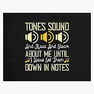 Typography Music Tones Sounds Volume Symbol Jigsaw Puzzle
