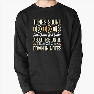 Typography Music Tones Sounds Volume Symbol Pullover Sweatshirt