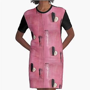 Simple as it can be. Oil paint with glued stones on it.  Graphic T-Shirt Dress