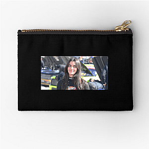 Fastest Woman On The Track Toni Breidinger Zipper Pouches