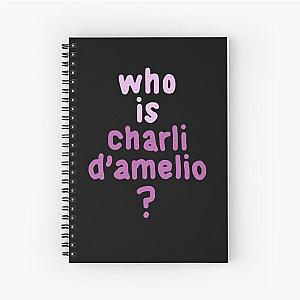 Charli DAmelio Tony Lopez Spiral Notebook