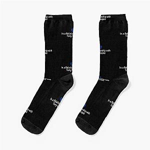 In a relationship with Tony Lopez Socks