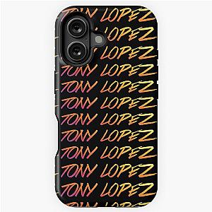 Tony Lopez Logo name single rainbow - Tiktok Lopez brothers iPhone Tough Case
