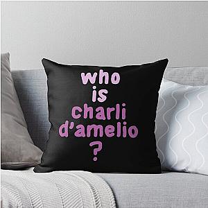 Charli D'Amelio Tony Lopez Throw Pillow