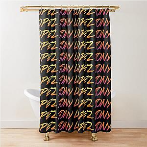 Tony Lopez Logo Single Rainbow Shower Curtain