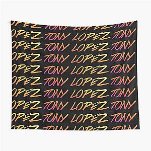 Tony Lopez Logo single rainbow name - Tiktok Lopez brothers Tapestry