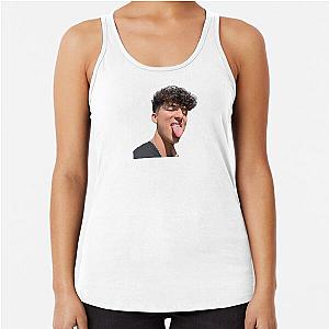 Tony Lopez funny Sticker Racerback Tank Top