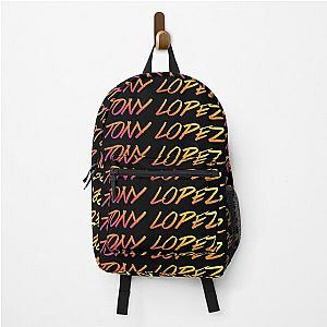 Tony Lopez Logo name single (rainbow) - Tiktok Lopez brothers Backpack