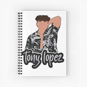 Tony Lopez sticker Spiral Notebook