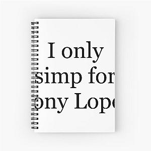 Tony Lopez Spiral Notebook