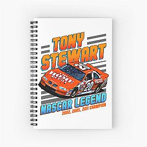 Tony Stewart NASCAR Champion 2002 2011 Spiral Notebook