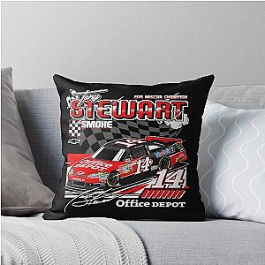 Tony Stewart NASCAR Throw Pillow