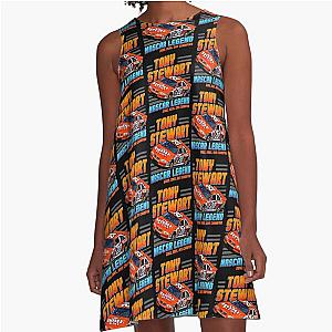 Tony Stewart Nascar champion 2002 2005 2011 A-Line Dress